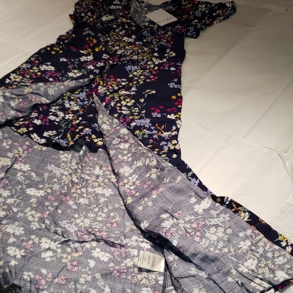 LOVE FIRE Floral Maxi Romper Jumpsuit Dress+Shorts - Picture 7 of 13